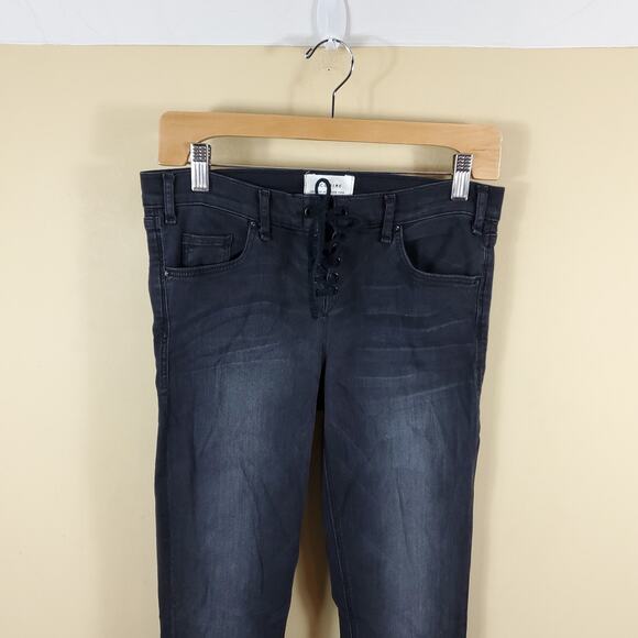 McGuire Isabeli Mid-Rise Lace-Up Skinny Jeans Size 27 - Picture 4 of 12